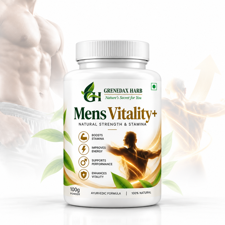 VITALITY-MAN Ayurvedic Men's Wellness | Supports Energy, Stamina & Vitality | 100g Powder